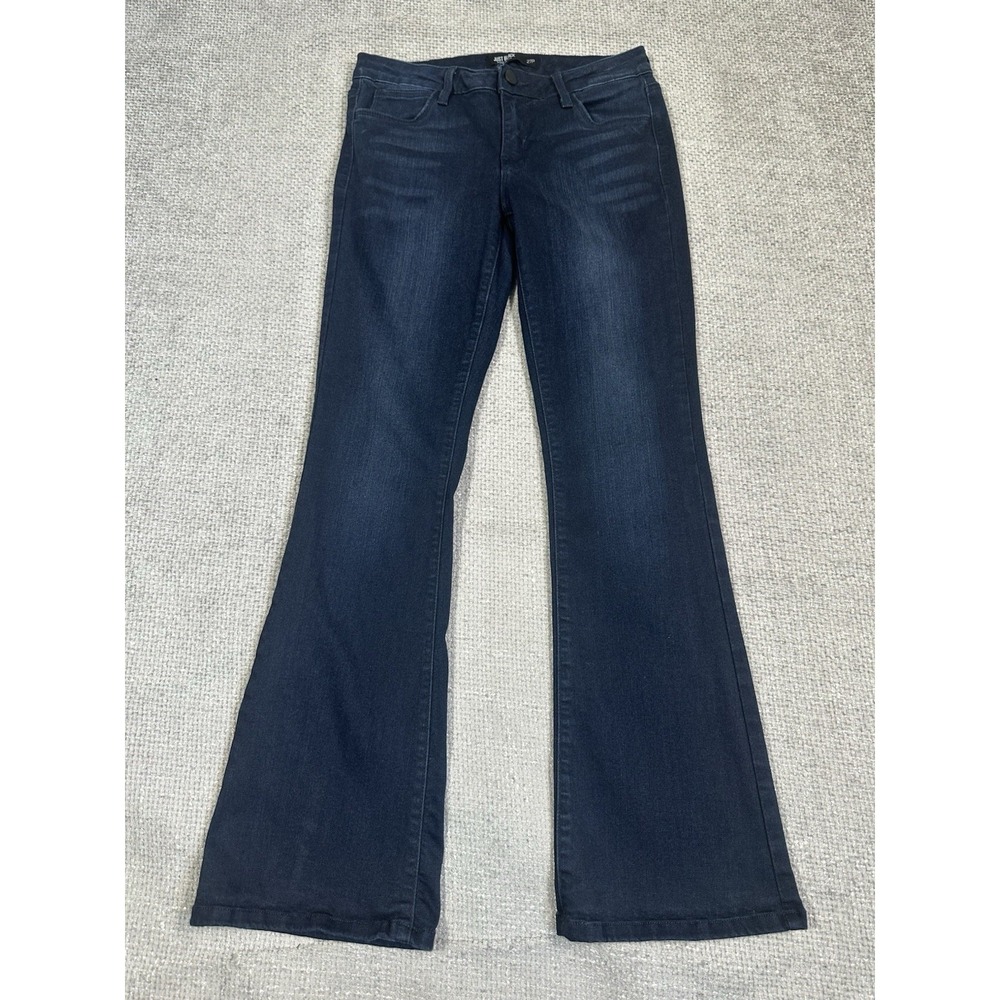 Just Black Jeans Womens‎ 27 28x28.5 Petite Blue Dark Wash Bootcut Stretch